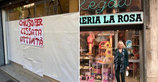 Cessata l'attività per il negozio della signora Gianfranca Dalla Rosa Cessata l'attività per il negozio della signora Gianfranca Dalla Rosa