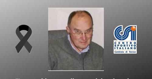 Mario Antonini in una foto pubblicata sulla pagina Facebook del Csi di Varese