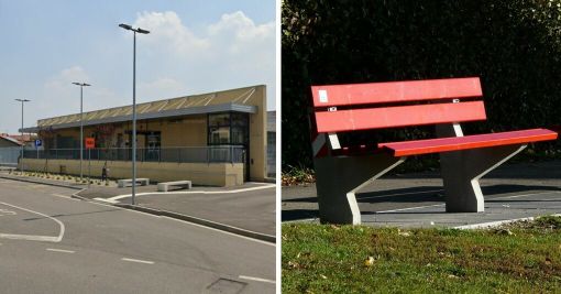 Verrà inaugurata domenica mattina la panchina rossa presso la stazione di Arcisate