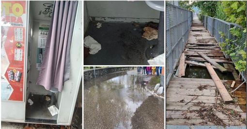 FOTO. La cabina "latrina", il tombino "piscina" e il pontile distrutto: tutte le denunce varesine di Esposito