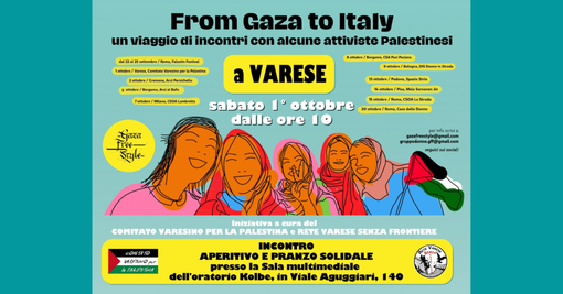 From Gaza to Italy: tre attiviste palestinesi raccontano a Varese i diritti nella Striscia e il progetto della Casa Internazionale delle Donne