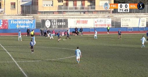 L'espulsione di Minuzzi per doppio giallo (foto tratta dalla diretta di Paolozerbi.com) L'espulsione di Minuzzi per doppio giallo (foto tratta dalla diretta di Paolozerbi.com)