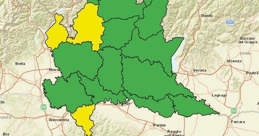 Allerta gialla per possibili temporali anche forti nel pomeriggio-sera tra laghi e Prealpi Allerta gialla per possibili temporali anche forti nel pomeriggio-sera tra laghi e Prealpi