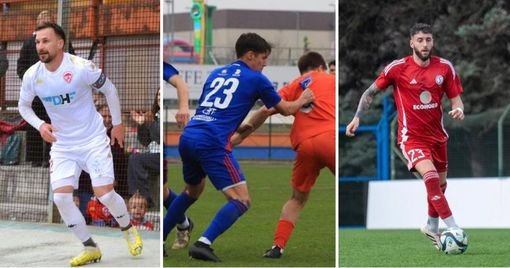 Vitofrancesco, Mapelli e Gabrielli guerrieri di Varese, Varesina e Solbiatese (foto Macchi-Scaringi-Lucchi)