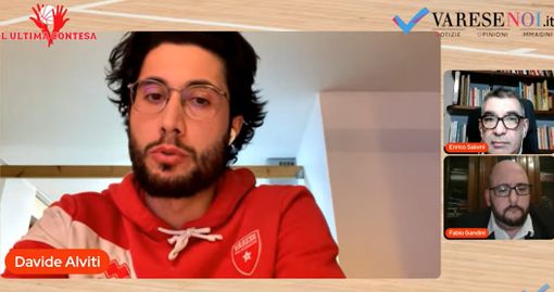 Davide Alviti, ospite ieri sera a L'Ultima Contesa