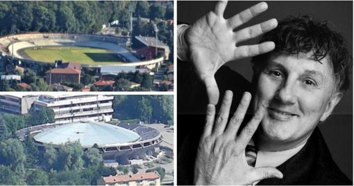 Lo stadio Franco Ossola e l'Itelyum Arena coinvolti nel perogetto di Pier Luigi Marzorati Lo stadio Franco Ossola e l'Itelyum Arena coinvolti nel perogetto di Pier Luigi Marzorati