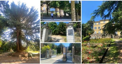 Un collage dei tratti distintivi di Villa Augusta