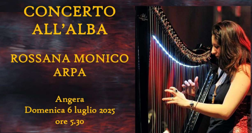 Un concerto all'alba vista lago: ad Angera si accompagna il sorgere del sole al magico suono dell'arpa