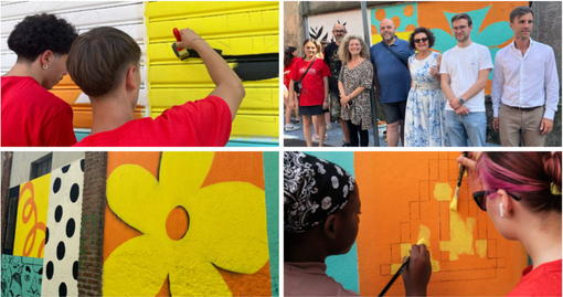 Colore e bellezza in via Como grazie ai giovani coinvolti nel progetto Switch contro l’abbandono scolastico e lavorativo Colore e bellezza in via Como grazie ai giovani coinvolti nel progetto Switch contro l’abbandono scolastico e lavorativo