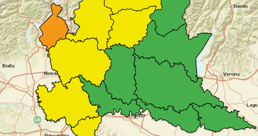 Cresce l'allerta meteo: è arancione per la zona dei laghi e delle Prealpi varesine