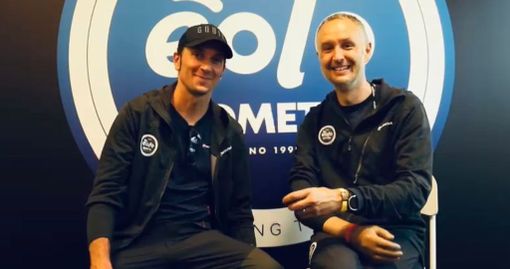 Ivan Basso e Francesco Caielli, condottiero e addetto stampa della Eolo-Kometa, questa sera sono tornati a casa dopo un Giro fantastico, il primo di una lunga serie