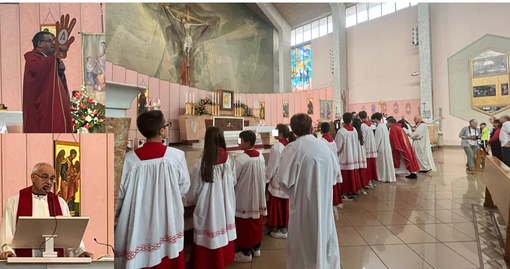 I VIDEO. Don Giovanni tra la commozione e la "manita". Monsignor Severino: «Per Beata Giuliana il prete giusto»