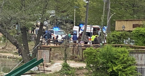 I soccorsi intervenuti sul posto a Induno I soccorsi intervenuti sul posto a Induno