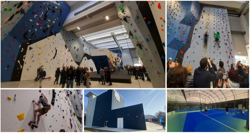 Maestosa, colorata, unica: ecco Salewa Cube Varese, la palestra di arrampicata di San Fermo con annessi 5 campi da padel, campo da calcetto aperto ai cittadini e parkour