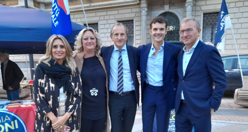 Da sinistra Caruso, Scidurlo, Antonelli, Tomasini e Pellicini