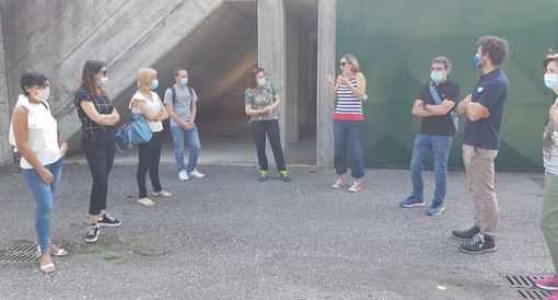 Il sopralluogo avvenuto mercoledì mattina