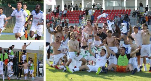 Il film dell'immensa gioia della Vergiatese nelle foto di Antonio Versaci, che ringraziamo