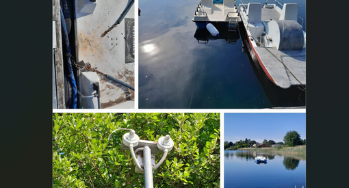 Vandalismi al pontile di Cadrezzate