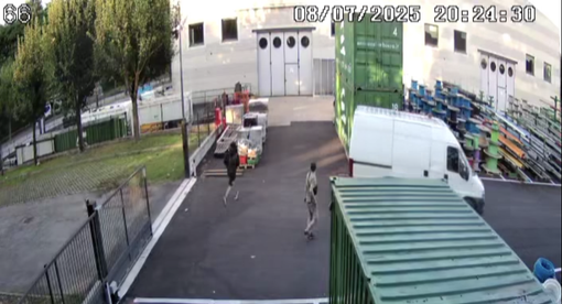 Un frame del video postato da Colombo