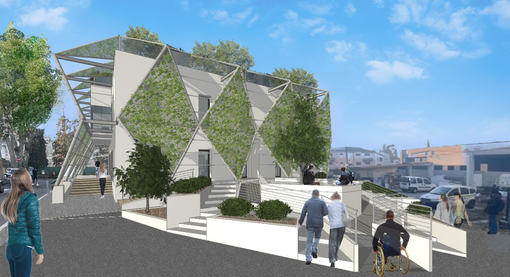 Il rendering della Casa di Comunità di Azzate Il rendering della Casa di Comunità di Azzate