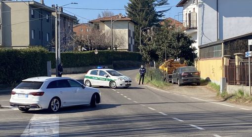 Uno degli accessi chiusi dalla polizia locale Uno degli accessi chiusi dalla polizia locale