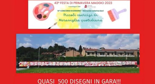La Festa di Primavera di un anno fa a Lissago con oltre 500 disegni dei bimbi La Festa di Primavera di un anno fa a Lissago con oltre 500 disegni dei bimbi