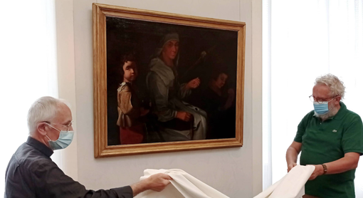 Varese, il Sacro Monte custode di arte: presentata al Museo Baroffio la nuova opera del Maestro della tela jeans