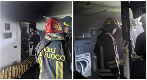Scantinato in fiamme a Cogliate: incendio spento dai vigili del fuoco di Saronno