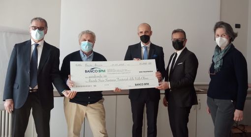 L’unione fa la generosità: da Fondazione Cristiano Tosi, Bpm e cittadini 15mila euro per l’ospedale