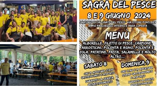 Tra una settimana è Sagra del Pesce a Calcinate: dalle alborelle alla musica, vincono tradizione e comunità