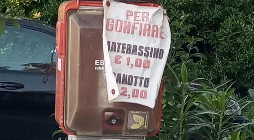 La foto scattata dai turisti varesini a Cogoleto, in Liguria