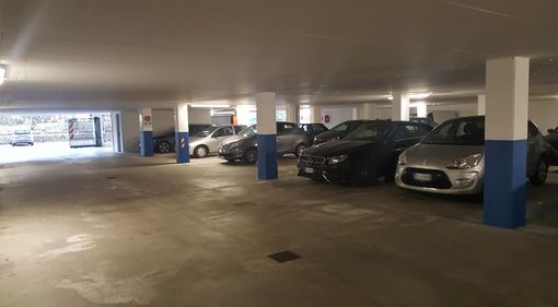 il parcheggio interrato di via XXV Aprile il parcheggio interrato di via XXV Aprile