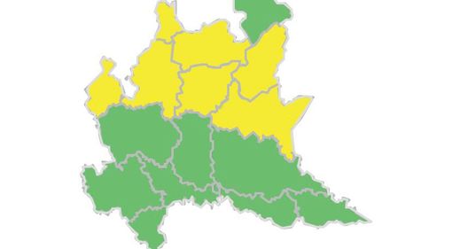 Allerta gialla della protezione civile per rischio idrogeologico nel nord della provincia di Varese