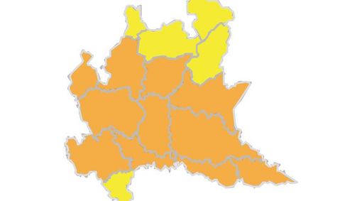 «Temporali forti con grandine anche di medie dimensioni»: da mezzanotte allerta arancione per tutta la provincia di Varese