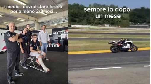 Leo batte anche la frattura: già in pista e a settembre sarà gara