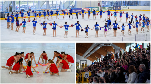 Uno straordinario spettacolo d'arte e armonia ha riempito pista e tribuna del palaghiaccio per il saggio di fine anno della Varese Ghiaccio (foto Alberto Bernasconi - F.G.)