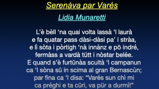 VIDEO - La Famiglia Bosina racconta... Varese in versi bosini: i canzùn par Varés