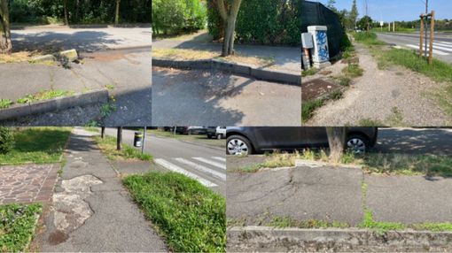 Santi Apostoli, marciapiedi che disastro Santi Apostoli, marciapiedi che disastro