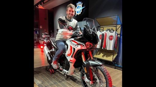 Ottavio Missoni Jr in sella (foto Alessandro Umberto Galbiati)