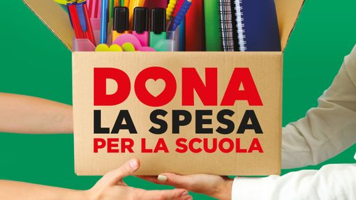 “Dona la spesa per la scuola”: il 9 settembre la giornata di raccolta materiali per le famiglie in difficoltà