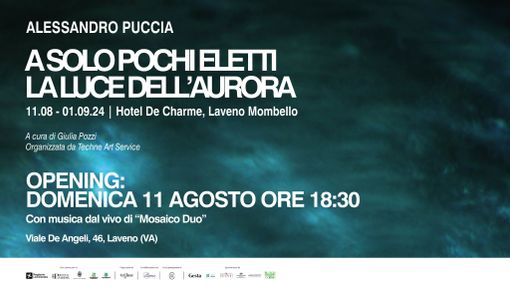 Apre domenica "A solo pochi eletti la luce dell’aurora", la mostra personale di Alessandro Puccia Apre domenica "A solo pochi eletti la luce dell’aurora", la mostra personale di Alessandro Puccia