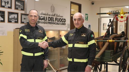 Vigili del fuoco, il comandante provinciale Abate assume anche la guida del comando di Cuneo Vigili del fuoco, il comandante provinciale Abate assume anche la guida del comando di Cuneo
