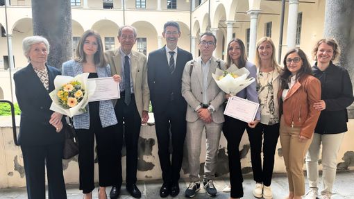 Da sinistra: Albertina Bianchi, Giulia Oliverio, Angelo Palma, Umberto Piarulli, Fabio Angeli, Chiara Turetta, Laura Rigamonti, Romina Belsito e Valentina Introzzi Da sinistra: Albertina Bianchi, Giulia Oliverio, Angelo Palma, Umberto Piarulli, Fabio Angeli, Chiara Turetta, Laura Rigamonti, Romina Belsito e Valentina Introzzi