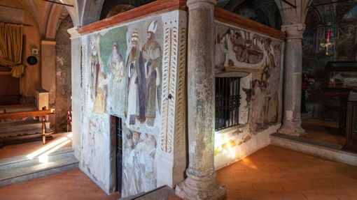 Il sacello dell'Eremo di Santa Caterina del Sasso a Leggiuno