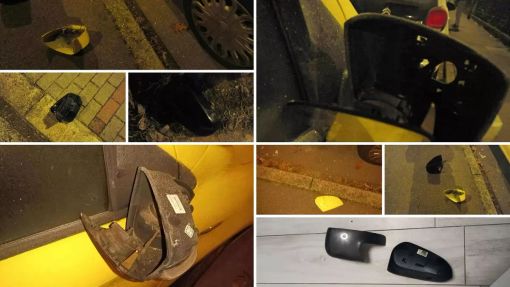 I danni provocati dai vandali (foto tratta da IlSaronno.it)