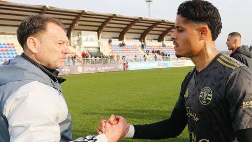 Stretta di mano finale Spilli-Costantino (foto Scaringi)