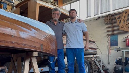 Carsten Gautsch con il figlio Philipp