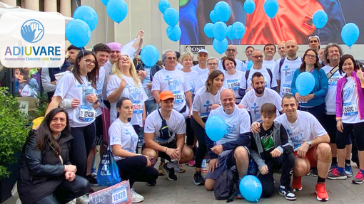 La squadra di Adiuvare alla scorsa Milano Marathon La squadra di Adiuvare alla scorsa Milano Marathon