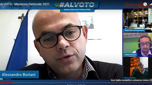 Alessandro Boriani alla maratona elettorale di VareseNoi Alessandro Boriani alla maratona elettorale di VareseNoi
