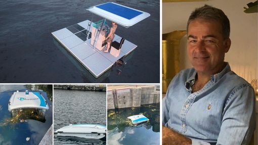 Il battello mangiaplastica, il drone acquatico e Fabio Mazzitelli